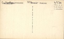 CPA Vezelay Basilique of the Madeleine Chapiteau of the 7th pillar of the nave Saint Benoit triumphs over temptation