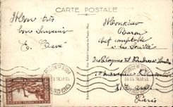 CPA Monaco Monte Carlo View genommen von Roquebrune