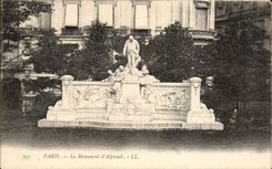 CPA Paris Le monument d'Alphand