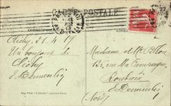 CPA Paris the bridge of iena and Trocadero