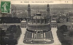 Paris CPA View of Trocadero