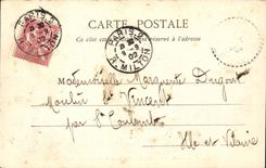 Paris CPA the triumph of the Republic Places Nation lions