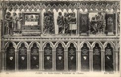 Paris CPA Notre Dame Pourtour du choeur