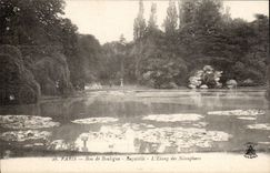 Paris CPA Bois de Boulogne Bagatelle L'etang des nenuphars