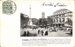 Paris CPA Place du Chatelet