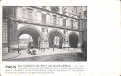 Paris CPA Guichets du pont des Saints Peres
