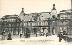 CPA Paris Les Tuileries Guichets du Carrousel Louvre