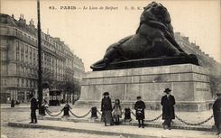 CPA Paris Lion of Belfort