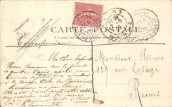 CPA Paris Town hall of 14th