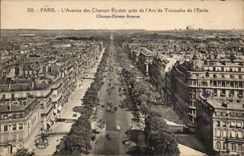 Paris CPA Which occurred of the Elysees Fields close to Arc de Triomphe of star