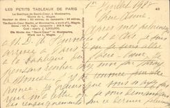 Paris CPA Basilique du Sacre Coeur de Montmartre