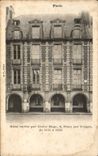 CPA Paris Hotel habite par Victor Hugo Place des Vosges de 1833 a 1848 