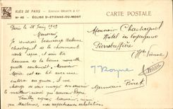 CPA Paris Church St Etienne of the Mount