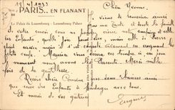 CPA Paris Garden of Luxembourg