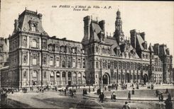 CPA Paris L'hotel de ville