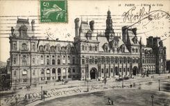 CPA Paris L'hotel de ville