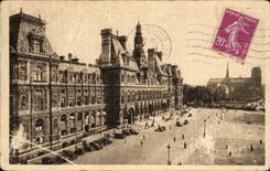 CPA Paris L'hotel de ville 