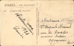 CPA Paris L'hotel de ville 