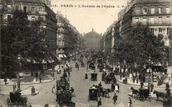 CPA Paris Avenue of the opera