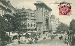 CPA Paris Boulevard and Gate St Denis