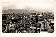 Paris CPA Panorama de Montmartre