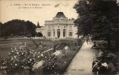 Paris CPA Bois de Boulogne Bagatelle Le chateau et la Roseraie