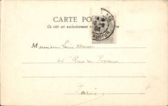 Paris CPA Hillocks Chaumont Suspended bridge