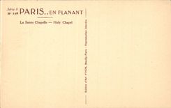 CPA Paris La Sainte Chapelle