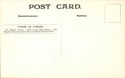 CPA Great Britain London London Tower off London