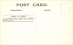 CPA Great Britain London London Tower off London