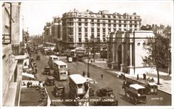 CPA Great Britain London London Marble arch & Oxford street