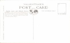 CPA Great Britain London London Marble arch & Oxford street