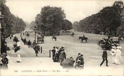 CPA Great Britain B London London Hyde Park The row