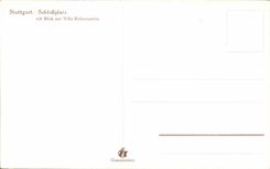 CPA Stuttgart Schlossplatz setzte Blick zur Landhaus Reitzenstein