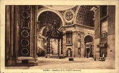 CPA Italy Italia Roma Basilica di S Pietro