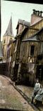 CPA Rouen Old women houses street of the Sailors
