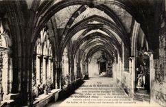 CPA Rouen Abbey of St Wandrille the cloister