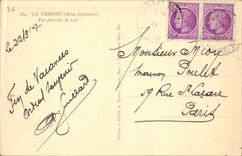 CPA Treport View die Nacht