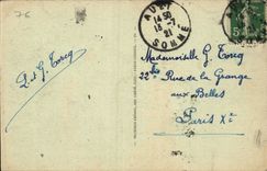 CPA Treport das Kasino und die Klippen