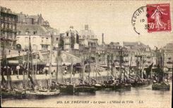 CPA Treport das Kai das Rathaus