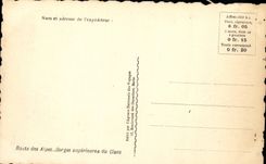 CPA Strasse der Alpen fallt hoher von Cians