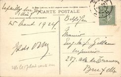 CPA Gex Panoramic View and the Alps taken of the road of the Sickle