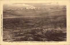 CPA Gex the Alps and Leman Panoramic View taken of the road of the Sickle