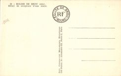 CPA Church of Husks Detail of sculpture of a stall