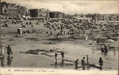 CPA Seas les Bains the beach