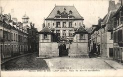 CPA Abbeville Ancien hotel of Lease places market at grasses