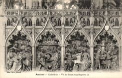 CPA Cathedral Amiens Life of Saint Jean Baptiste