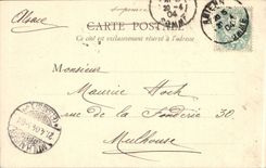 CPA Amiens the cathedral (detail of the gate of the virgin golden)