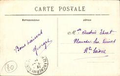 CPA Seas les Bains Panorama of Seas and beach taken of Cliff With far Treport