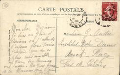 CPA Amiens Cathedral whining Child Angel angel